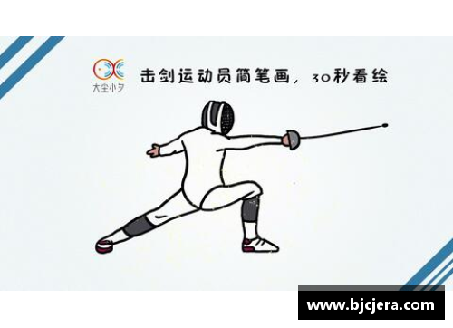 中国体育明星简笔画创意合集展示各类运动员风采与魅力